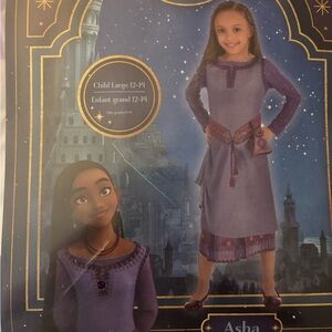 Purple Asha Costume for Kids